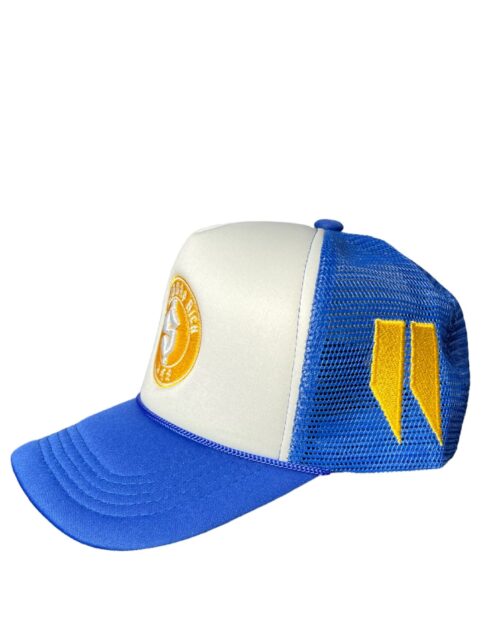 CURRENCY TRUCKER HAT BLUE/WHITE